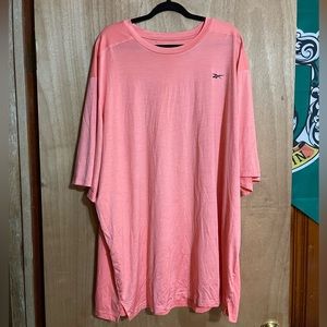 Beautiful coral Reebok men’s Big and Tall shirt